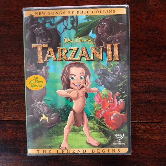Disney Tarzan II Movie DVD (NEW) - Picture 1 of 4